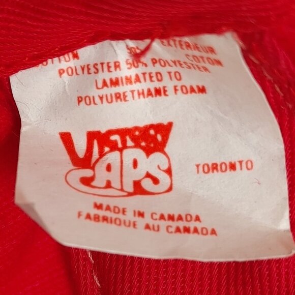 VINTAGE COORS Beer Poorboy Hat Cap Corduroy Hat RED Embroidered - Picture 5 of 8